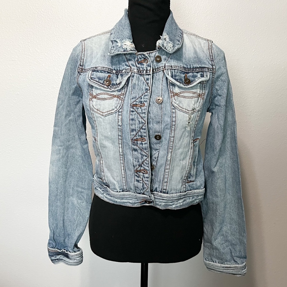 CHOR Distressed Denim Jacket (Size M)